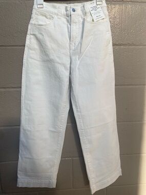 Madewell Vintage high rise off White Wide Leg Jeans